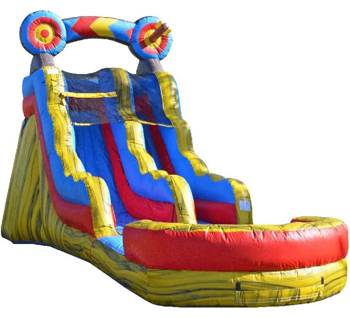 Jumporange 15’ Ft Target Water Slide Commercial Grade Inflatable With